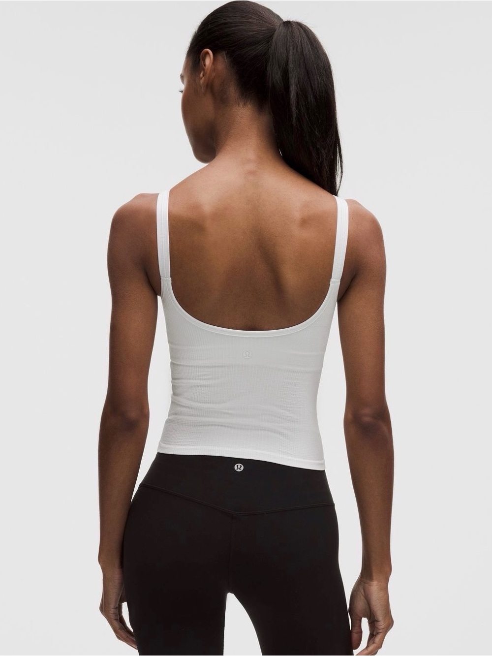 lululemon athletica Ebb to Street Scoop-Neck Cropped Tank top size 6 - Picture 2 of 5